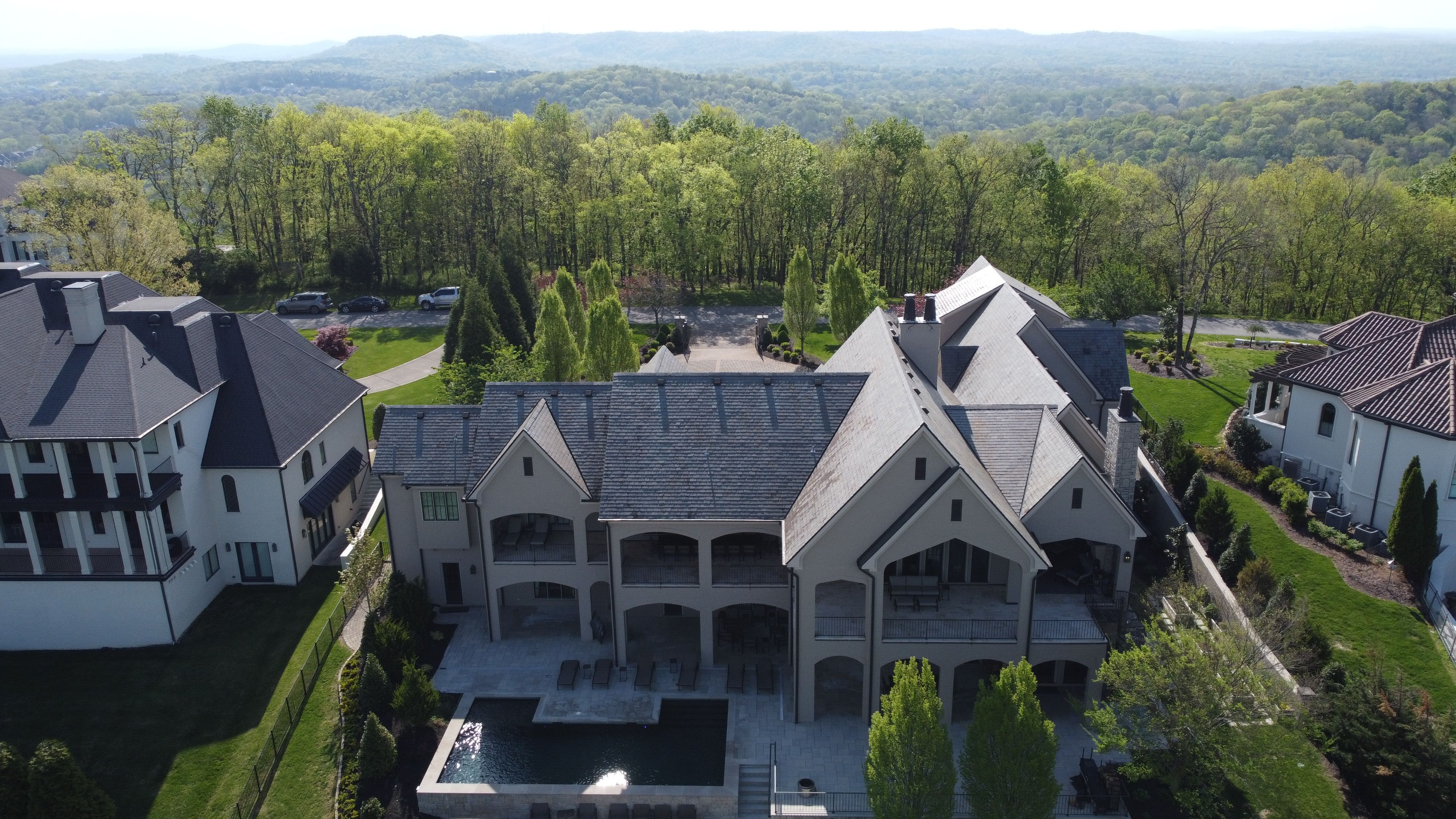 Luxury custom european home built by a custom home builder in Franklin, Tennessee