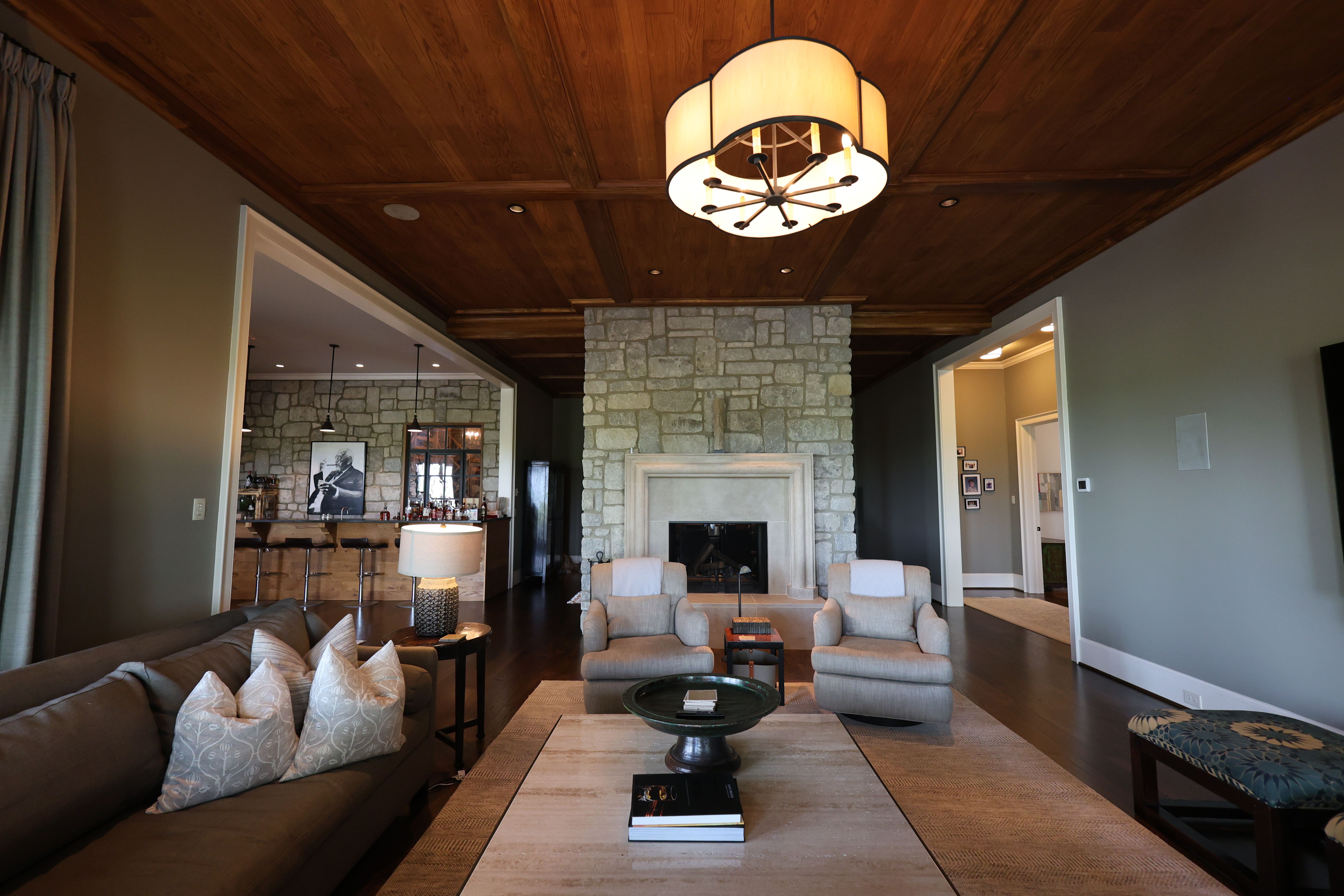 Bonus room view of a luxury custom european style home built by a custom home builder in Franklin, Tennessee