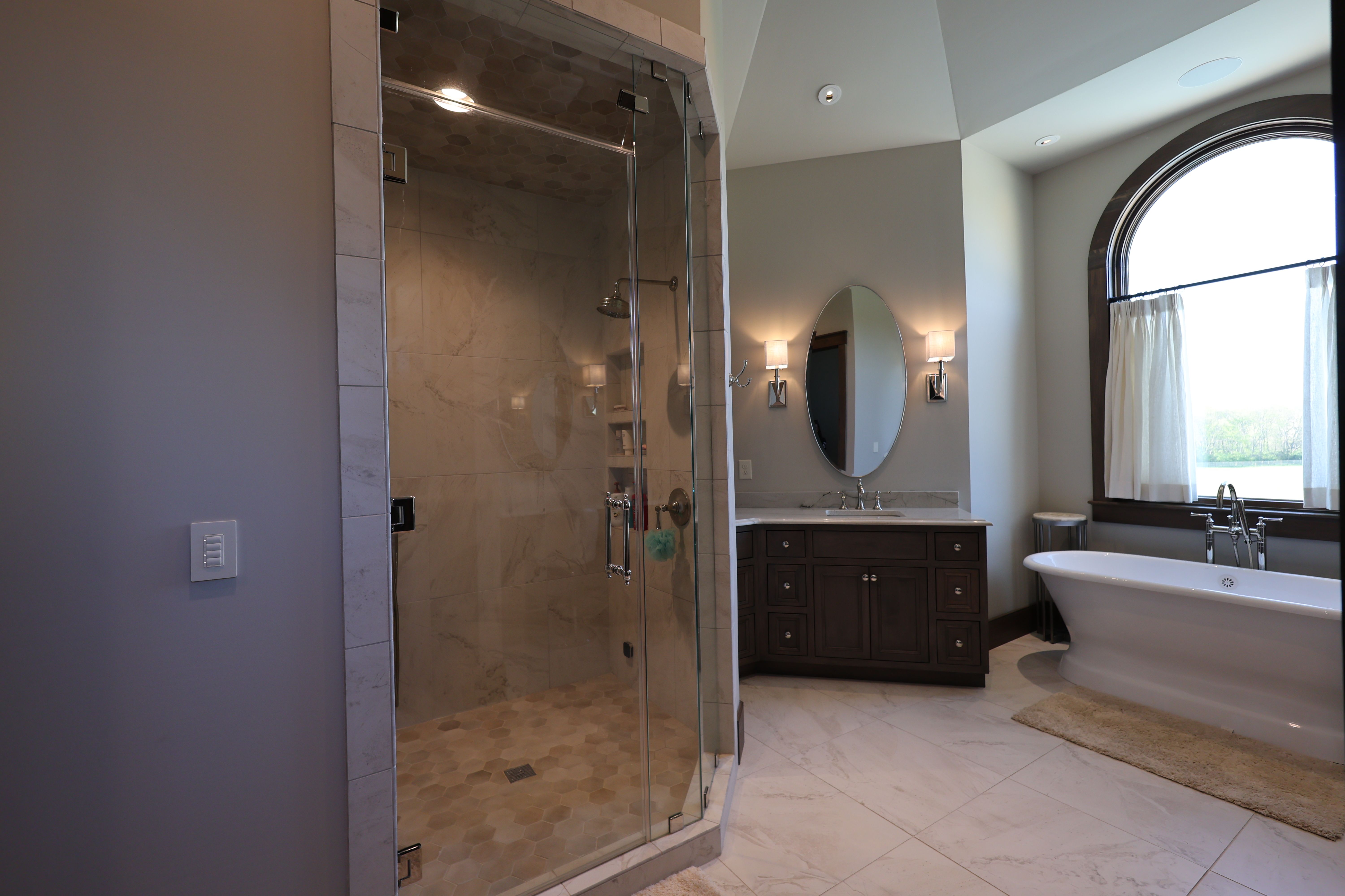 Bathroom 7 of an updated rustic home built by a custom home builder in Nolensville, Tennessee